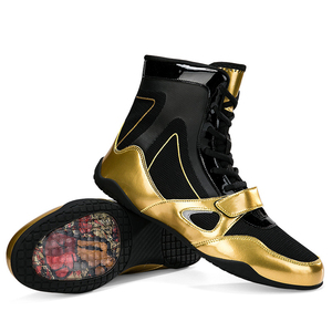 Liquidation de stock : Chaussures de boxe en gros à lacets en polyester – Pack économique personnalisable pour entraînement et gym - Product Image 5