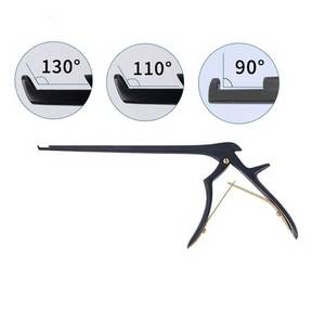 เครื่องมือผ่าตัดกระดูกแบบแมนนวลสีเงิน Kerrison Rongeur (90/110/130) ผลิตจากเหล็กกล้าไร้สนิมเยอรมันคุณภาพพรีเมียม Pentax CE Surgical Kit - Product Image 2