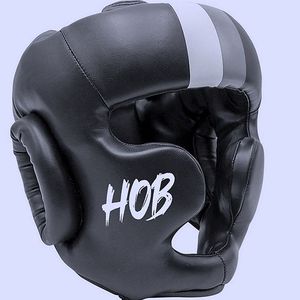 Protector de Cabeza para Boxeo HOB, Cuero PU Rojo, Protección Facial Completa para Adultos, Equipo Deportivo Unisex - Product Image 6