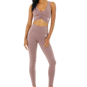 Wholesale Custom Sports Fitness <b>Sets</b> Tank Top Leggings Gym Shorts <b>Set</b> Quick Dry Breathable Yoga <b>Sets</b> - Product Image 1