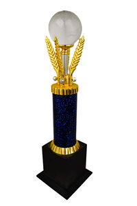 Trophée Étoile de Récompense Doré de Qualité Supérieure avec Design Élégant et Base en Bois pour la Reconnaissance des Vainqueurs de Compétitions Sportives - Product Image 6