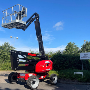 Plataforma elevadora aérea avanzada tipo cherry picker con sistema de orugas que ofrece elevación estable de 10m hasta 20m - Product Image 6