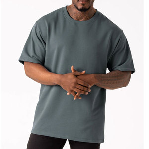 Ropa Deportiva de Verano al Por Mayor, 100% Algodón, Manga Corta, Ecológica, Compresible, Tallas Grandes, Corte Regular, Material Transpirable - Product Image 1