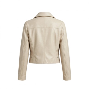 HIGH QUALITY WOMENS <b>LEATHER</b> <b>BLAZER</b> - Product Image 5