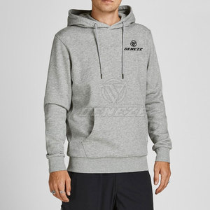 เสื้อฮู้ดดี้ผู้ชายแบบแห้งเร็ว ระบายอากาศได้ดี พิมพ์โลโก้ได้ตามต้องการ คุณภาพสูง MOQ ต่ำ - Product Image 2