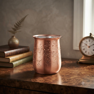 Pure <b>Copper</b> Moscow Mule Mug Handmade <b>Copper</b> Drinking Cup Ayurvedic Water Tumbler for Home Bar Kitchen Hotel Restaurant OEM ODM - Product Image 4