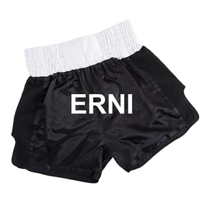 Shorts de boxe Muay Thai pour hommes, shorts d'entraînement MMA Sanda, légers, respirants, à séchage rapide, shorts de sport de combat, logo personnalisé - Product Image 5