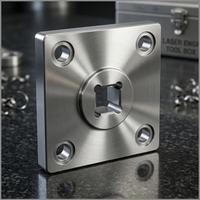 Plaque de gabarit de perçage de précision sur mesure pour usinage CNC, composant d'outillage de production pour le travail des métaux avec positionnement précis des trous