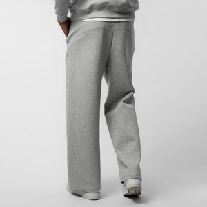 PHANTOM IMPEX Men's Gray Polyester/Cotton Sweatpants Drawstring <b>Elastic</b> <b>Waist</b> Side Pockets Casual Fit Lightweight Knitted - Product Image 2