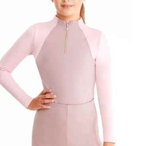 Hauts de sport compressifs pour l'équitation, chemises d'équitation à manches courtes pour femmes, Jodhpur & Breeches - Product Image 1