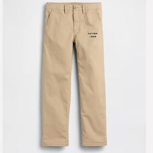 Stylish and Comfortable Uniform Pants Boys Straight Fit <b>Stretch</b> Twill Pant - Product Image 4