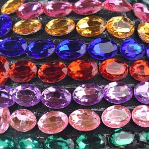 Gorra de Béisbol con Diamantes de Imitación Coloridos, Protección Solar, Diseño de 6 Paneles, Gorras de Béisbol Hechas a Mano - Product Image 6