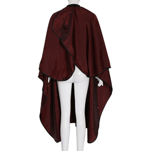 Capes de Coiffure Professionnelles OEM en Gros pour Salons de Barbier – Couleur Bordeaux Extra Longues et Ajustables pour la Coupe de Cheveux - Product Image 2