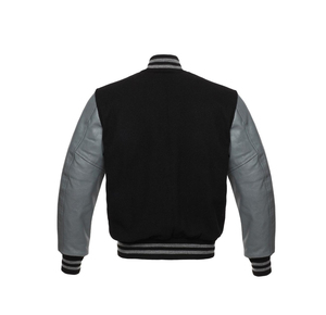 <b>High</b> Quality Genuine <b>Leather</b> Varsity Jacket for men <b>Top</b>-Demand Wool Breathable Lightweight for Winter Season men's jackets - Product Image 3