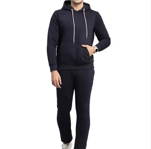 ชุดฮู้ดดี้และกางเกงจ็อกเกอร์ผ้าฟลีซคอตตอนหนาน้ำหนักมาก รุ่นโอเวอร์ไซส์สั่งทำพิเศษสำหรับผู้ชาย ปี 2025 - Product Image 1