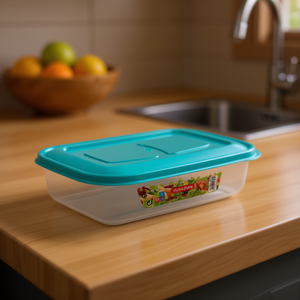 Contenitore per alimenti rettangolare da 800 ml, ermetico con coperchio, per uso in cucina - Product Image 3