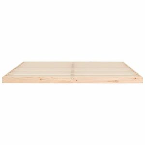 Cadre de lit en bois de pin massif 213,5 x 104 x 9 cm Lits en bois massif naturel - Product Image 4