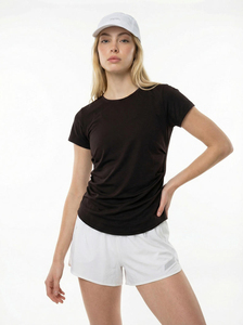 Camisetas de Algodón Grueso para Mujer, Camiseta Informal para Mujer, Camiseta Extra Grande para Mujer, Transpirable, 100% Algodón, Precio Económico - Product Image 6