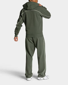 Nuevo Conjunto Deportivo de Invierno para Hombre con Capucha, Pantalones Acampanados, Transpirable, de Alta Calidad, Manga Larga, Estilo Urbano, para Correr, Ropa Deportiva Informal - Product Image 2
