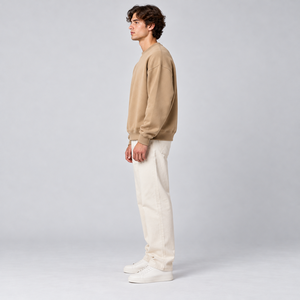 Sweat-shirt OEM pour homme, streetwear, en tissu éponge, coupe classique, vêtements de sport, tricot, fabricant, col montant, automne-hiver - Product Image 4