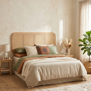 Cabecero de Cama Rectangular de Ratán Estilo Bohemio a Precio de Mayoreo, Muebles de Dormitorio de Vietnam - Product Image 4