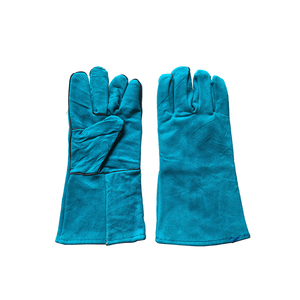 Wholesale Multi-Layer Cowhide Leather Winter Outdoor High Temperature Eco-Friendly Safety Welding <b>Gloves</b> with Touchscreen - Product Image 6