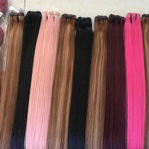 CDYHAIRVN Extensiones de Cabello Virgen Vietnamita Liso Natural, Sin Procesamiento Químico, Doble Trama a Máquina, Suave como la Seda - Product Image 2