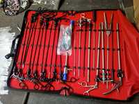 Ensemble complet d'instruments chirurgicaux de laparoscopie manuels en acier inoxydable, porte-aiguilles, pinces, ensemble d'instruments chirurgicaux Salaar Industry certifié CE
