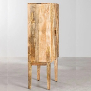 Armoire haute Vandana Hexa Flux en bois de manguier (bois massif) - Product Image 3