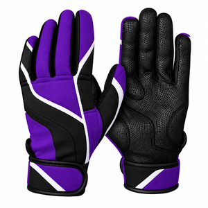 Guantes de Bateo de Béisbol de Cuero Genuino de Alta Calidad, Antideslizantes, Ligeros, Unisex para Jóvenes y Adultos - Product Image 2