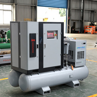 Compresseur d'air à vis intégré HM22kw-16bar Inovance Inverter Pneumatech sécheur d'air