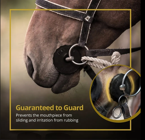 Custom Size Care Horse Curb Chain Rubber Gel <b>Bit</b> Guard - Product Image 3