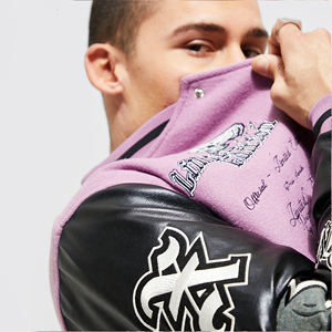 Chaqueta Universitaria de Béisbol de Lana Personalizada Unisex para Invierno, Chaqueta Varsity de Alta Calidad con Bordado Personalizado en la Parte Delantera - Product Image 6