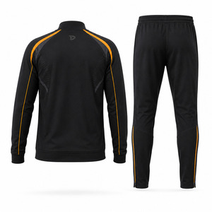 Full Zip Baseball Warmup <b>Jacket</b> Tapered Pants <b>Reflective</b> Team Training Tracksuit Set Uniform - Product Image 2