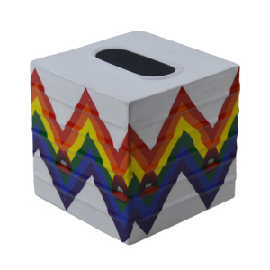 The Rainbow Accessories LGBTQ Theme Handmade Good Prices Napkin <b>Box</b> for Tableware Tissue Holder Wedding and Restaurant Decor - Product Image 6