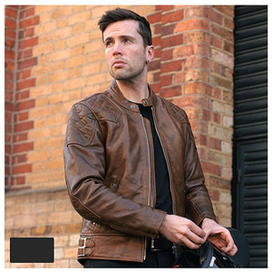 Veste en cuir de moto/motocyclette de haute qualité, personnalisée, la plus vendue en gros, avec fermeture éclair, pour la course - Product Image 2