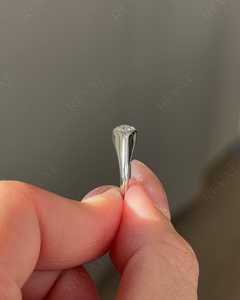 Anillo de Diamante Cultivado en Laboratorio de 1 Quilate, Corte Marquesa, Estilo East West, con Bisel, Anillo Solitario, Certificado IGI - Product Image 6