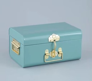 Black Small Size <b>Tabletop</b> Trunk Box Ideal For Everyday Essentials Keys Makeup Accessories And Personal Item <b>Storage</b> From India - Product Image 4