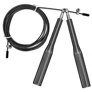 Corde à sauter de haute qualité avec poignée en aluminium, roulement, logo personnalisé, marque privée, pour entraînement de fitness quotidien - Product Image 1