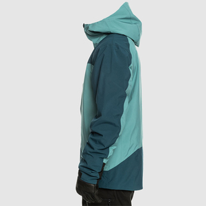 Chaqueta de esquí y snowboard para hombre, superventas de invierno, para exteriores, con capucha impermeable, cuello alto, cremallera transpirable y características térmicas, MOQ bajo. - Product Image 3