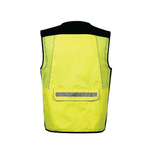 Chaleco de Seguridad Premium para Hombre, Chaleco Reflectante de Alta Visibilidad Personalizado, Ropa de Trabajo Ligera de Malla, Chaleco de Construcción para Exteriores con Cremallera - Product Image 6