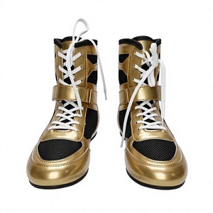 Chaussures de boxe légères pour hommes et femmes, semelle en caoutchouc respirante, adaptées à l'entraînement, au sparring et aux compétitions de boxe. - Product Image 1