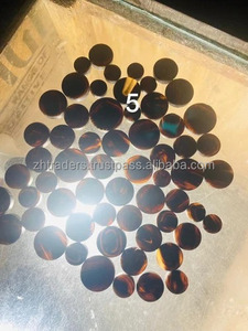 Boutons en corne de buffle véritable écologiques faits à la main pour costume, manteau, pull, blanc, noir, utilisation pour vêtements de sport, Inde - Product Image 5