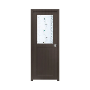 ประตู upvc สีขาวพร้อมฉนวนป้องกันเสียงสำหรับติดตั้งในบ้านและสำนักงานให้ความปลอดภัยและความทนทานสูงสุด - Product Image 5