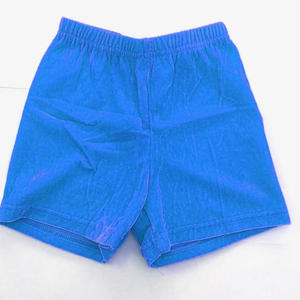 Shorts en velours de haute qualité, taille élastique, respirants, couleur unie, délavés à l'acide, style vintage, vente en gros - Product Image 3
