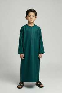 Vêtements islamiques Jubba Thobe pour hommes, vente en gros, couleur unie, fabrication professionnelle, Jubba pour hommes - Product Image 3