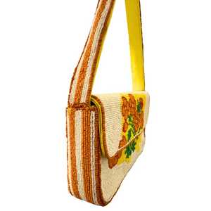 Handmade Colorful Floral Beaded Purse <b>Boho</b> Summer Shoulder <b>Bag</b> for Women - Product Image 2