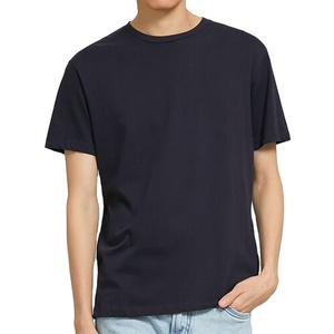เสื้อยืดออกกำลังกายผู้ชาย ทรงหลวม คอโอ ปักลาย แขนสั้น ผ้าฝ้าย 100% ไม่เป็นขุย - Product Image 2