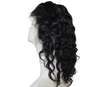 Nuestra peluca con frente de encaje 13x4, 100% cabello humano real HD, presenta ondas profundas, brillo natural, rizos definidos y sin enredos. - Product Image 6