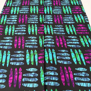 Tela de algodón con estampado de cera Africana Freetown de alta calidad para vestidos elegantes trajes tradicionales y decoración del hogar - Product Image 1